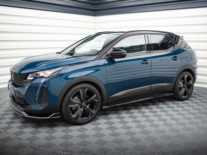Maxton Design - SIDE SKIRTS DIFFUSERS PEUGEOT 3008 GT-LINE MK2 FACELIFT