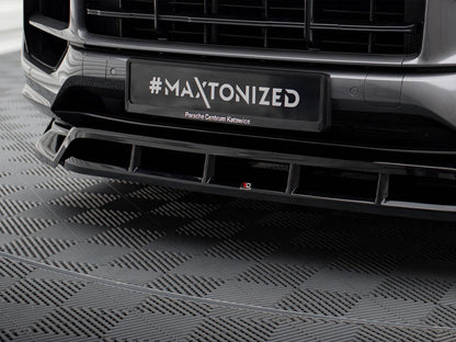 Maxton Design - Front Splitter Porsche Cayenne Cayenne SUV / Coupe Mk3 Facelift