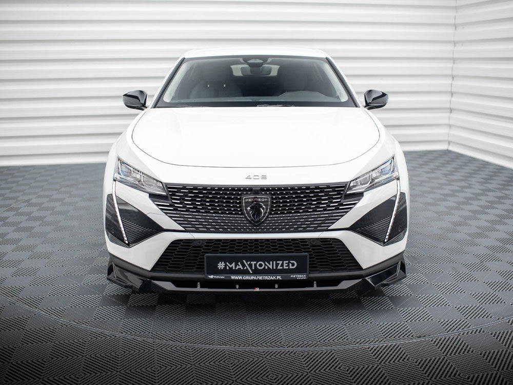 Maxton Design - FRONT SPLITTER PEUGEOT 408 MK1