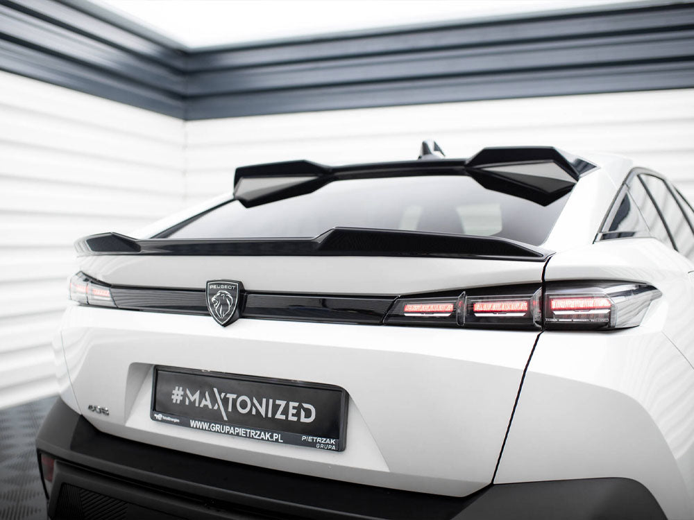 Maxton Design - LOWER SPOILER CAP 3D PEUGEOT 408 MK1