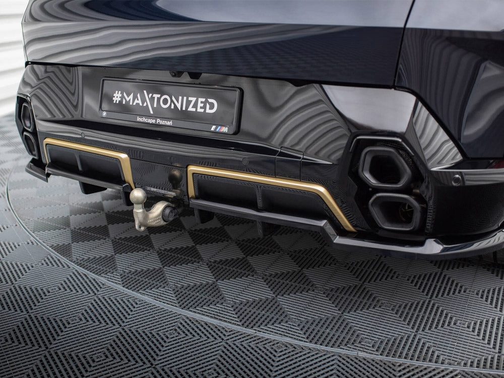 Maxton Design - Central Rear Splitter (Vertical Bars) BMW XM G09