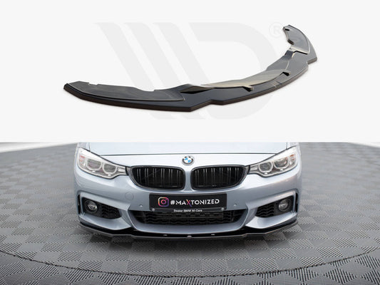Maxton Design - Front Splitter V.1 BMW 4 Coupe / Gran Coupe / Cabrio M-Pack F32 / F36 / F33