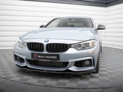 Maxton Design - Front Splitter V.1 BMW 4 Coupe / Gran Coupe / Cabrio M-Pack F32 / F36 / F33
