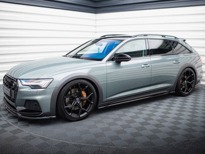 Maxton Design - SIDE SKIRTS DIFFUSERS AUDI A6 ALLROAD C8