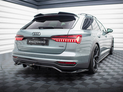 Maxton Design - CENTRAL REAR SPLITTER (VERTICAL BARS) AUDI A6 ALLROAD C8