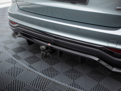 Maxton Design - CENTRAL REAR SPLITTER (VERTICAL BARS) AUDI A6 ALLROAD C8