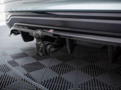Maxton Design - CENTRAL REAR SPLITTER (VERTICAL BARS) AUDI A6 ALLROAD C8