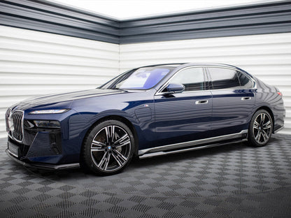 Maxton Design - SIDE SKIRTS DIFFUSERS BMW 750E M-PACK G70