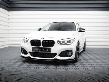 Maxton Design - STREET PRO RACING DURABILITY FRONT SPLITTER V3 (+FLAPS) BMW 1 F20 M-PACK FACELIFT / M140I (2015-2019)