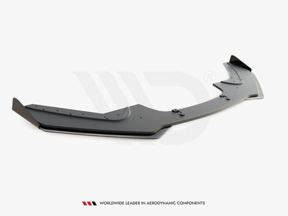 Maxton Design - STREET PRO RACING DURABILITY FRONT SPLITTER V3 (+FLAPS) BMW 1 F20 M-PACK FACELIFT / M140I (2015-2019)