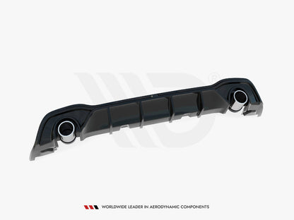 Maxton Design - REAR VALANCE + EXHAUST ENDS IMITATION VOLKSWAGEN GOLF GTE MK8