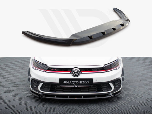 Maxton Design - FRONT SPLITTER V.2 VOLKSWAGEN POLO GTI MK6 FACELIFT