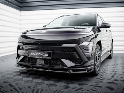 Maxton Design - FRONT SPLITTER HYUNDAI KONA N-LINE MK2
