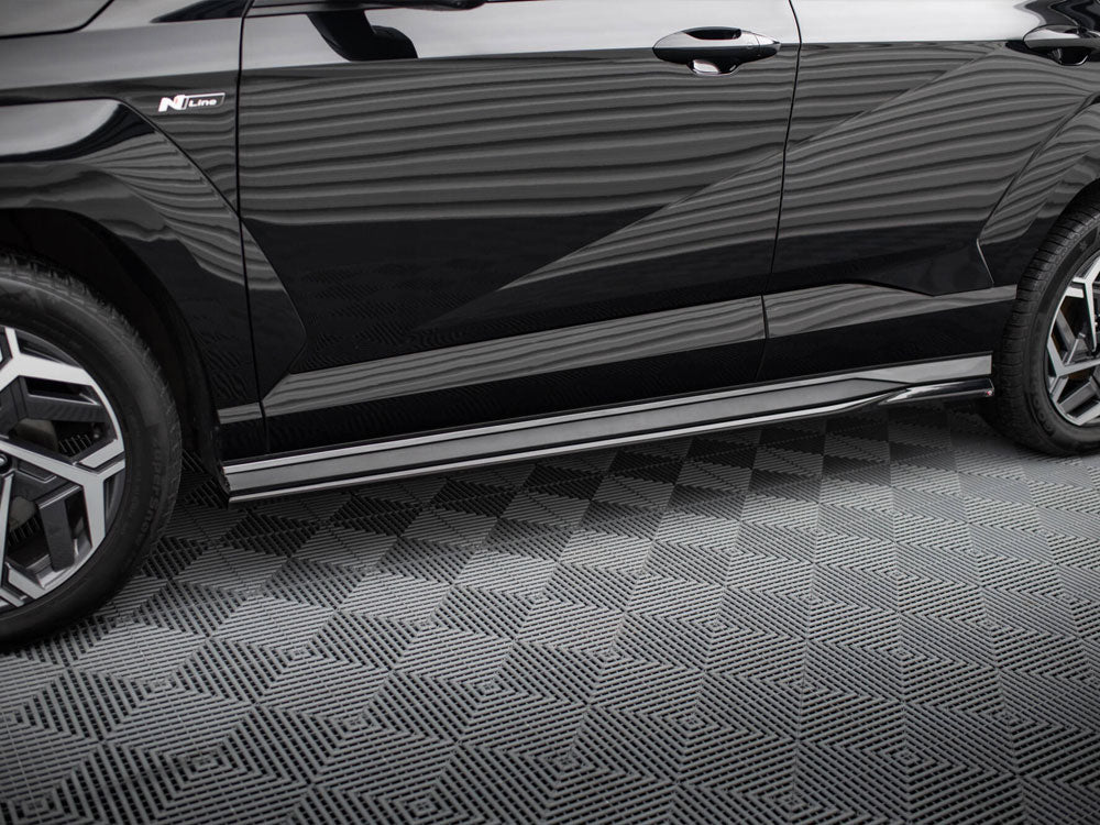 Maxton Design - SIDE SKIRTS DIFFUSERS HYUNDAI KONA N-LINE MK2