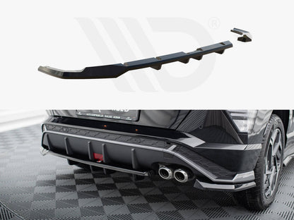 Maxton Design - REAR SPLITTER (VERTICAL BARS) HYUNDAI KONA N-LINE MK2