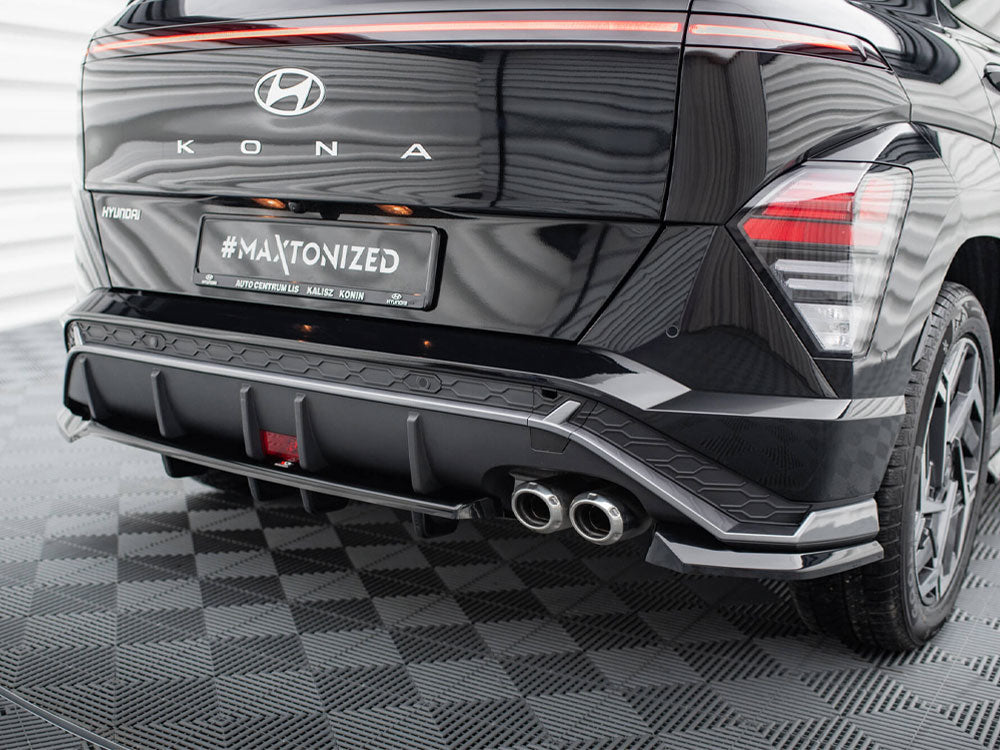 Maxton Design - REAR SPLITTER (VERTICAL BARS) HYUNDAI KONA N-LINE MK2