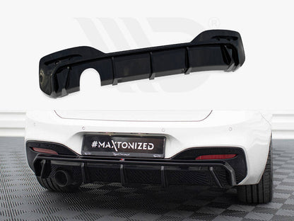 Maxton Design - REAR VALANCE BMW 1 M-PACK F20 FACELIFT (VERSION WITH SINGLE EXHAUST ON ONE SIDE)