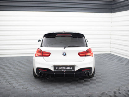 Maxton Design - REAR VALANCE BMW 1 M-PACK F20 FACELIFT (VERSION WITH SINGLE EXHAUST ON ONE SIDE)