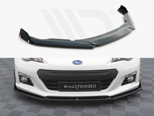 Maxton Design - FRONT SPLITTER V.1 + FLAPS SUBARU BRZ