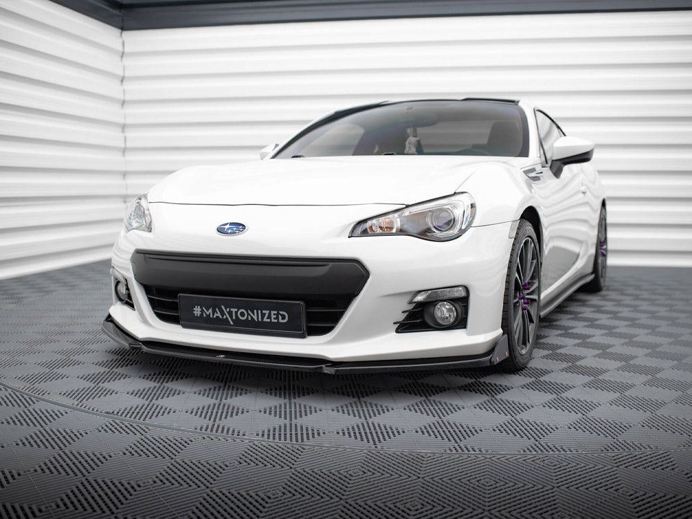 Maxton Design - FRONT SPLITTER V.1 + FLAPS SUBARU BRZ