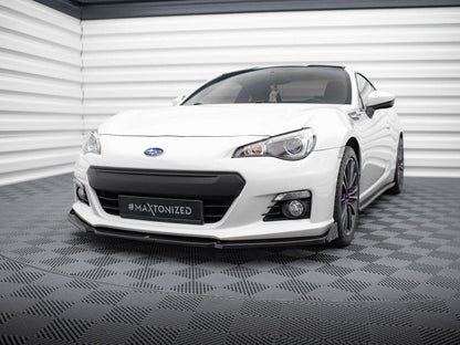 Maxton Design - FRONT SPLITTER V.1 + FLAPS SUBARU BRZ