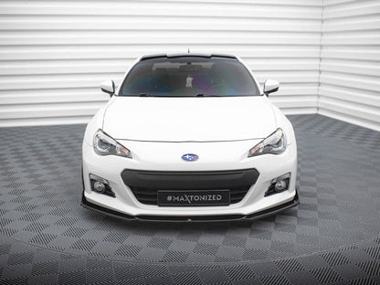 Maxton Design - FRONT SPLITTER V.1 + FLAPS SUBARU BRZ