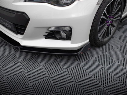Maxton Design - FRONT SPLITTER V.1 + FLAPS SUBARU BRZ