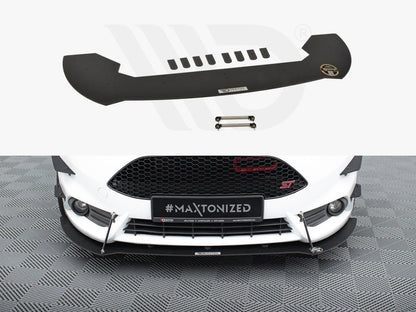 Maxton Design - Front racing splitter Fiesta MK7 ST Facelift