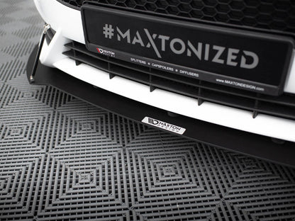 Maxton Design - Front racing splitter Fiesta MK7 ST Facelift
