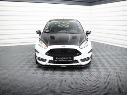 Maxton Design - Front racing splitter Fiesta MK7 ST facelift (With wings)