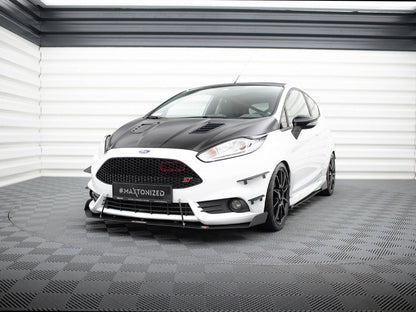 Maxton Design - Front racing splitter Fiesta MK7 ST facelift (With wings)