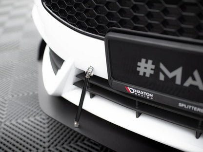 Maxton Design - Front racing splitter Fiesta MK7 ST facelift (With wings)