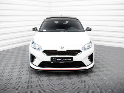 Maxton Design - STREET PRO FRONT SPLITTER KIA CEED GT MK3 / PROCEED MK1