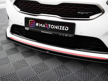 Maxton Design - STREET PRO FRONT SPLITTER KIA CEED GT MK3 / PROCEED MK1