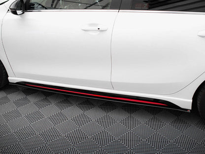 Maxton Design - STREET PRO SIDE SKIRTS DIFFUSERS KIA CEED GT MK3 / PROCEED MK1