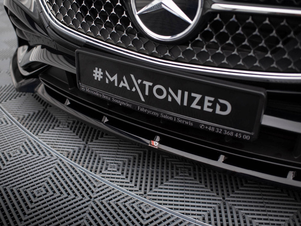 Maxton Design - FRONT SPLITTER V.2 MERCEDES-BENZ E AMG-LINE W214