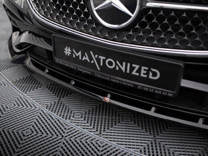 Maxton Design - FRONT SPLITTER V.2 MERCEDES-BENZ E AMG-LINE W214