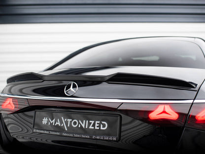 Maxton Design - SPOILER CAP 3D MERCEDES-BENZ E SEDAN AMG-LINE W214