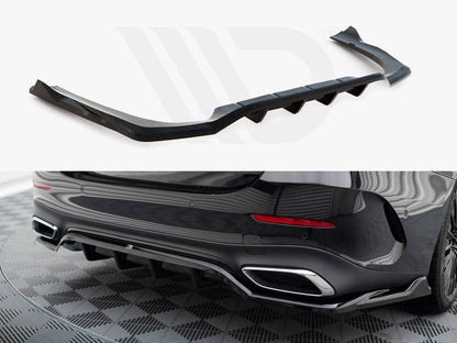 Maxton Design - CENTRAL REAR SPLITTER (VERTICAL BARS) MERCEDES-BENZ E AMG-LINE W214