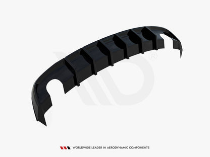 Maxton Design - REAR VALANCE AUDI A5 S-LINE COUPE / SPORTBACK 8T FACELIFT (VERSION WITH SINGLE EXHAUSTS ON BOTH SIDES)