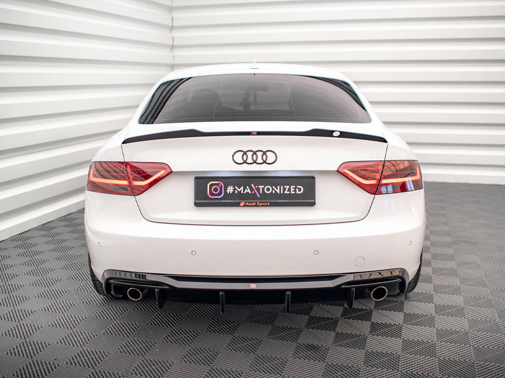 Maxton Design - Rear Valance Audi A5 8T Facelift (Version with single exhausts on both sides)