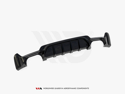 Maxton Design - REAR VALANCE BMW 4 COUPE / GRAN COUPE / CABRIO M-PACK F32 / F36 / F33 (VERSION WITH DUAL EXHAUSTS ON BOTH SIDES)