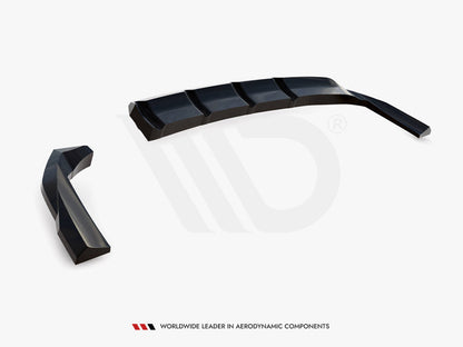 Maxton Design - CENTRAL REAR SPLITTER (VERTICAL BARS) HYUNDAI TUCSON N-LINE MK4