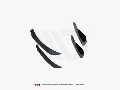 Maxton Design - Front Bumper Wings (Canards) Ford Fiesta ST Mk7 Facelift
