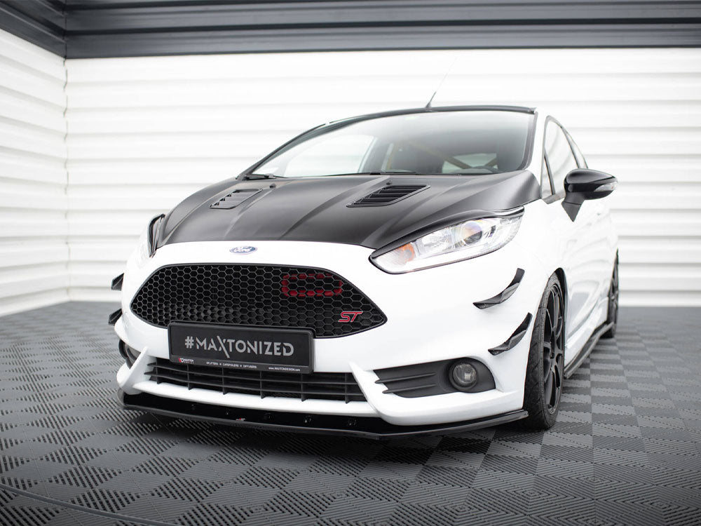 Maxton Design - FRONT SPLITTER V.1 FIESTA MK7 ST FACELIFT 2013-2017