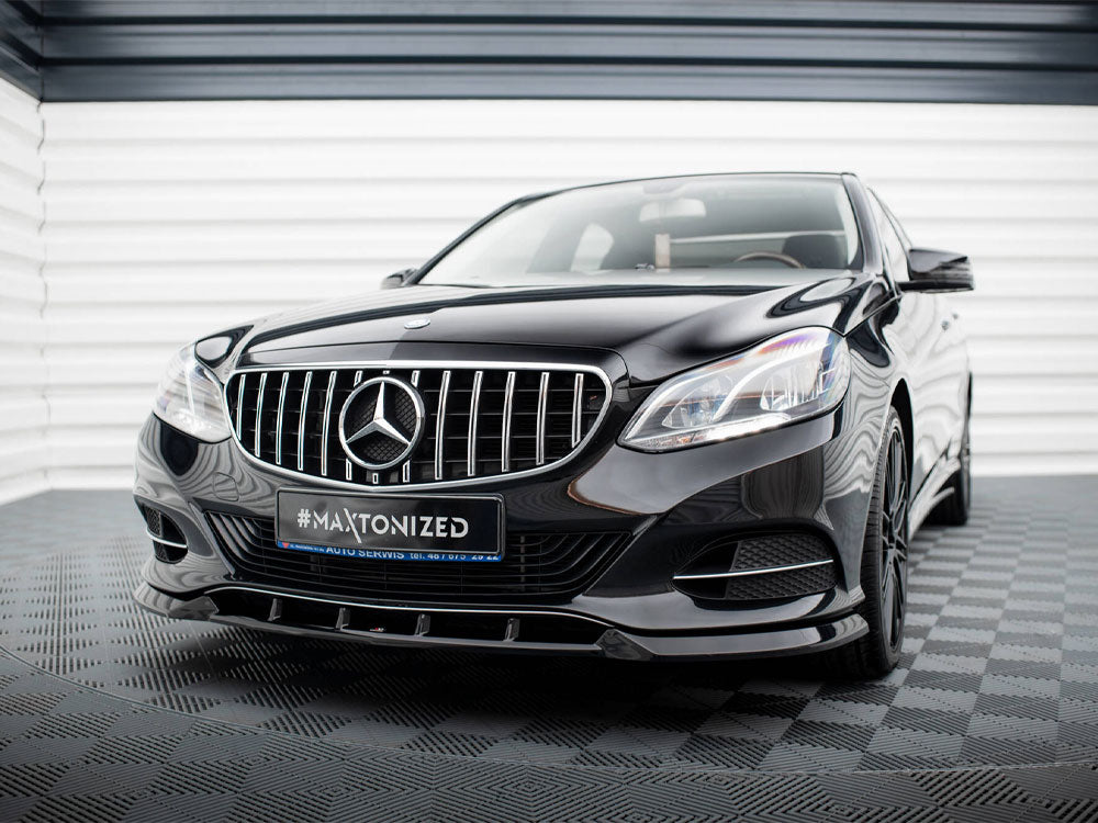 Maxton Design - FRONT SPLITTER MERCEDES E63 AMG SEDAN W212 FACELIFT