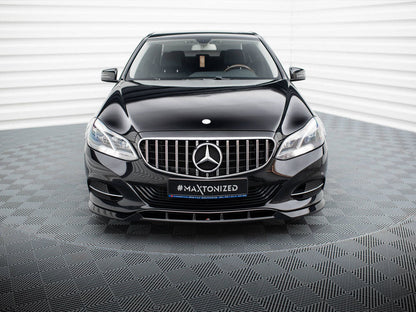 Maxton Design - FRONT SPLITTER MERCEDES E63 AMG SEDAN W212 FACELIFT
