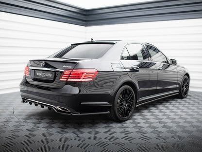 Maxton Design - Rear Splitter (Vertical Bars) Mercedes-Benz E W212 Facelift