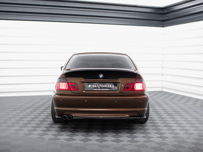Maxton Design - Central Rear Splitter (Vertical Bars) BMW 3 E46 Coupe M-Pack