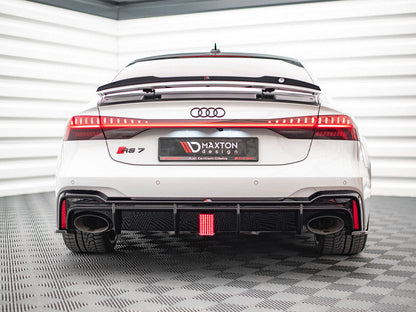 Maxton Design - Rear Valance Audi RS6 C8 / RS7 C8 (Version with towbar)